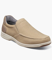 Lakeside Canvas Moc Toe Slip On in Sand Multi by Florsheim