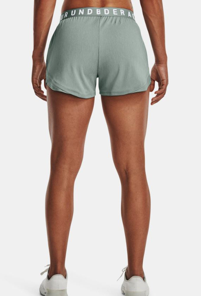 Play Up Twist Short 3.0 in Grey by Under Armour