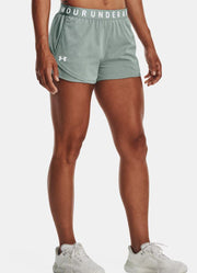 Play Up Twist Short 3.0 in Grey by Under Armour