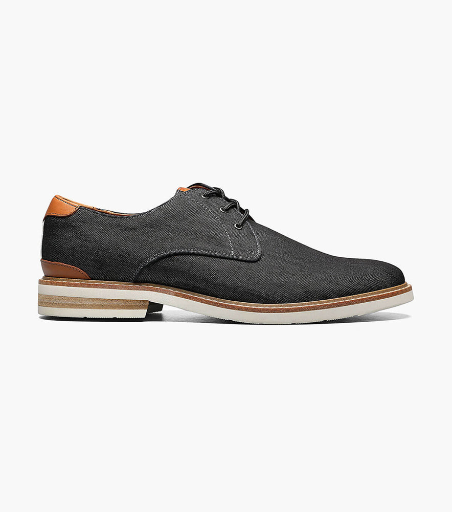 Highland Canvas Plain Toe Oxford in Black by Florsheim  display picture 2