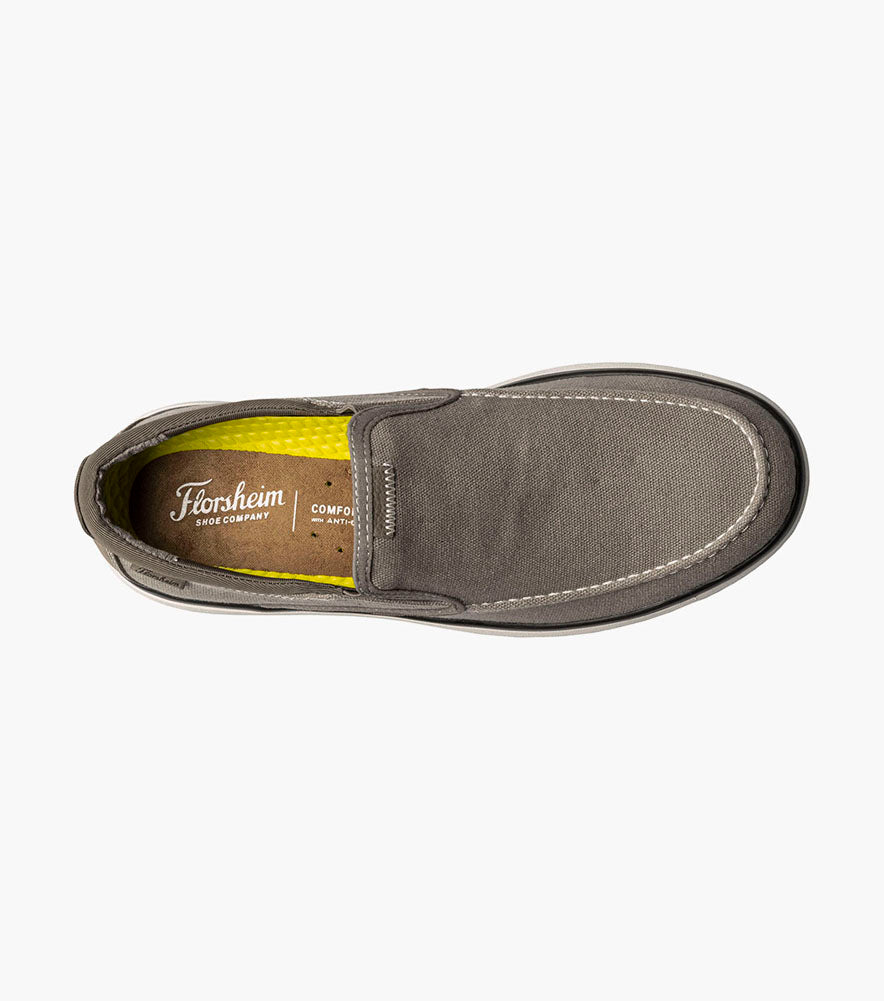 NEW FLORSHEIM men\'s venture canvas moc toe slip on in mushroom Venture Cnv Slp in Mushroom by Florsheim – Martin main image 4