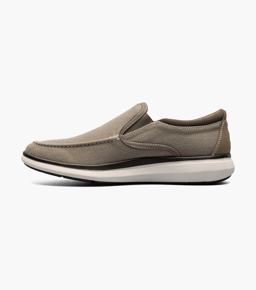 NEW FLORSHEIM men\'s venture canvas moc toe slip on in mushroom Venture Cnv Slp in Mushroom by Florsheim – Martin main image 3