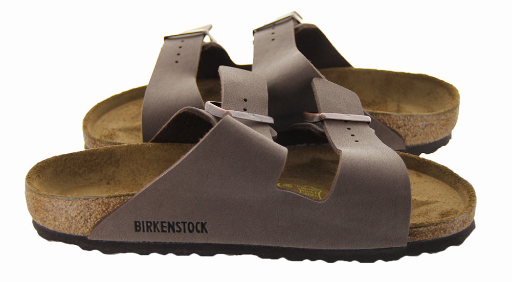 Arizona in Mocha Birkibuc by Birkenstock