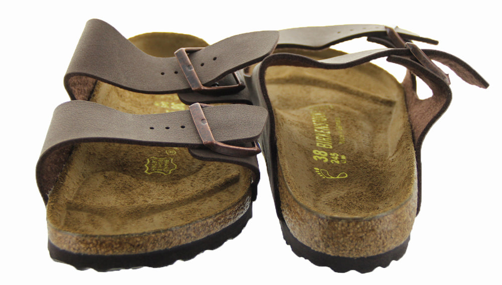 Arizona in Mocha Birkibuc by Birkenstock
