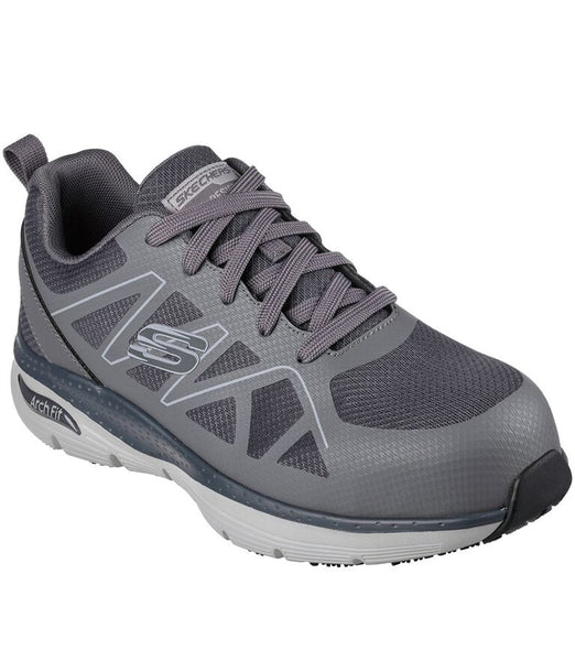 Arch Fit Sr Vigorit in Grey by Skechers – Martin's