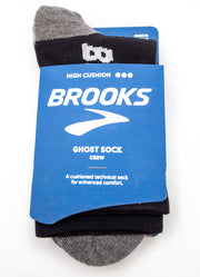 Ghost Crew in Black/Br Crew by Brooks