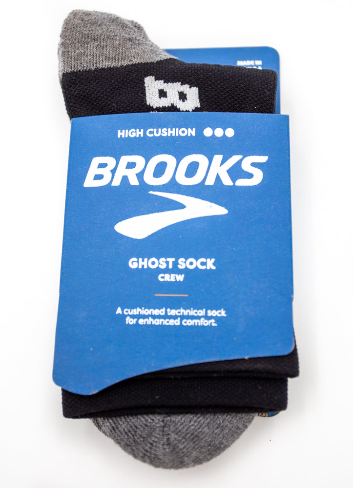 Ghost Crew in Black/Br Crew by Brooks