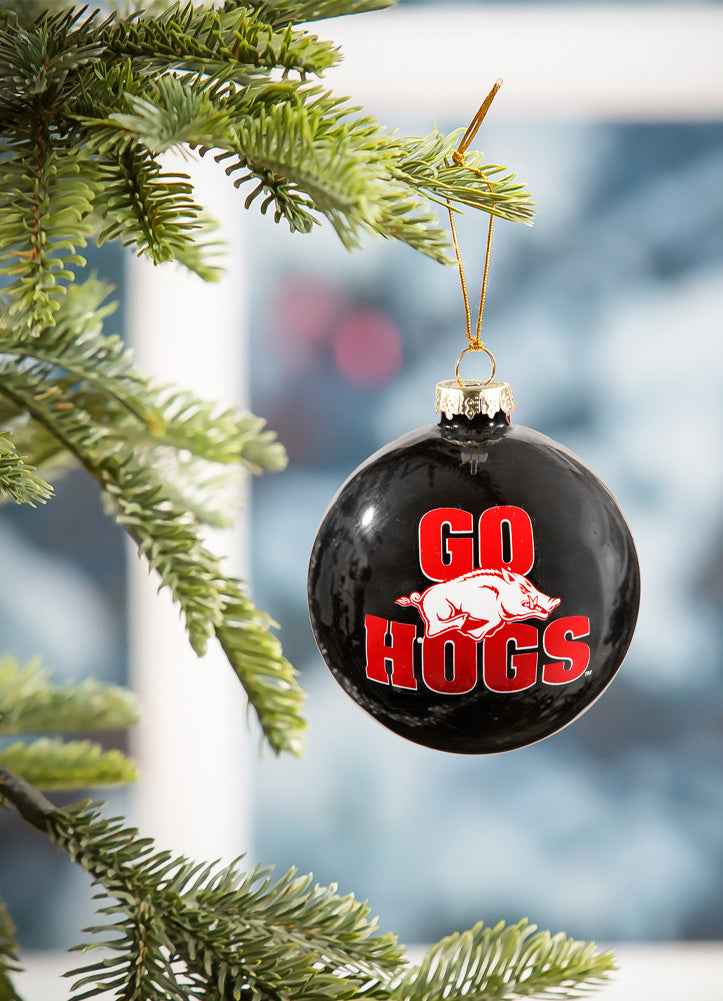 Arkansas Blown Glass Ornament by Evergreen