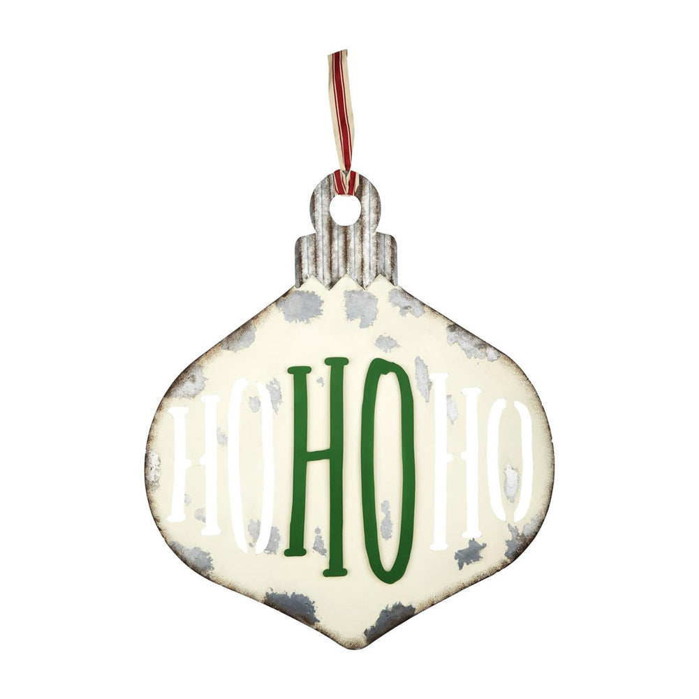 Ho Ho Ornament Door Hanger by Mud Pie