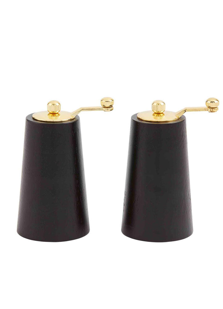 Black Salt Pepper Grinder by Mud Pie