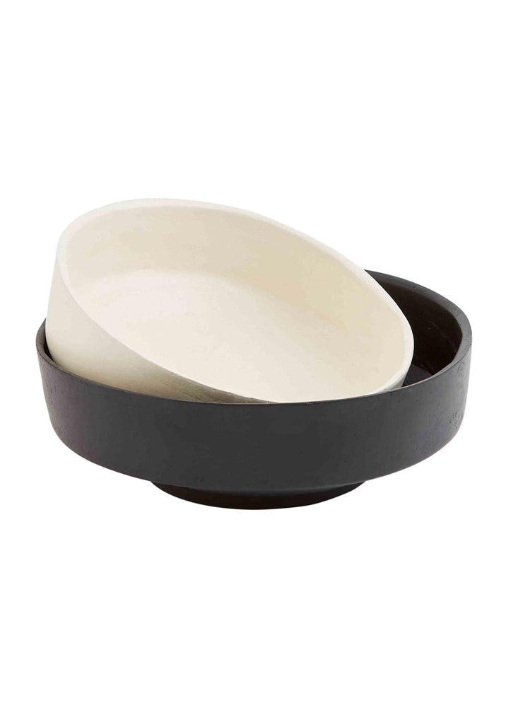 Black and White Bowl Set by Mud Pie