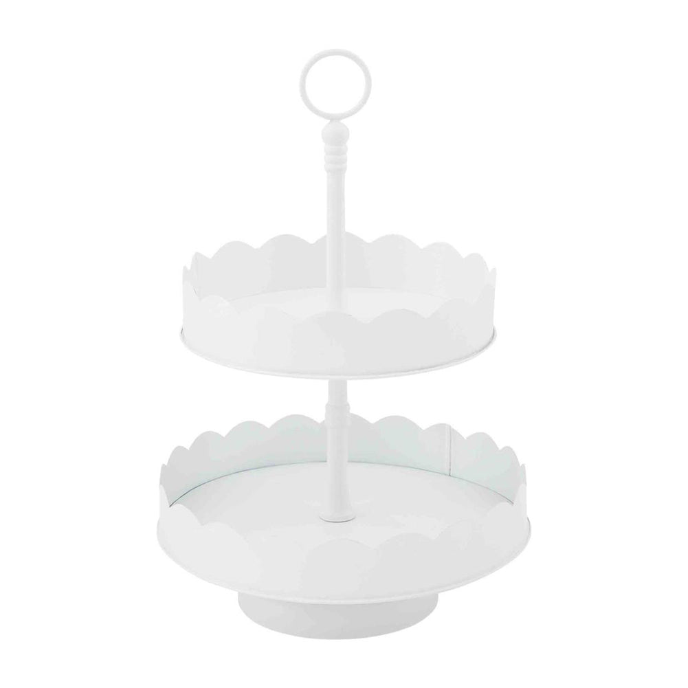 Scalloped Tiered Server by Mud Pie