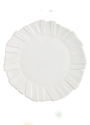 Layered Rim Stoneware Platter by Mud Pie