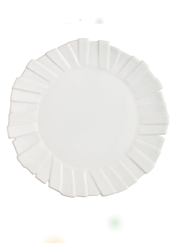 Layered Rim Stoneware Platter by Mud Pie