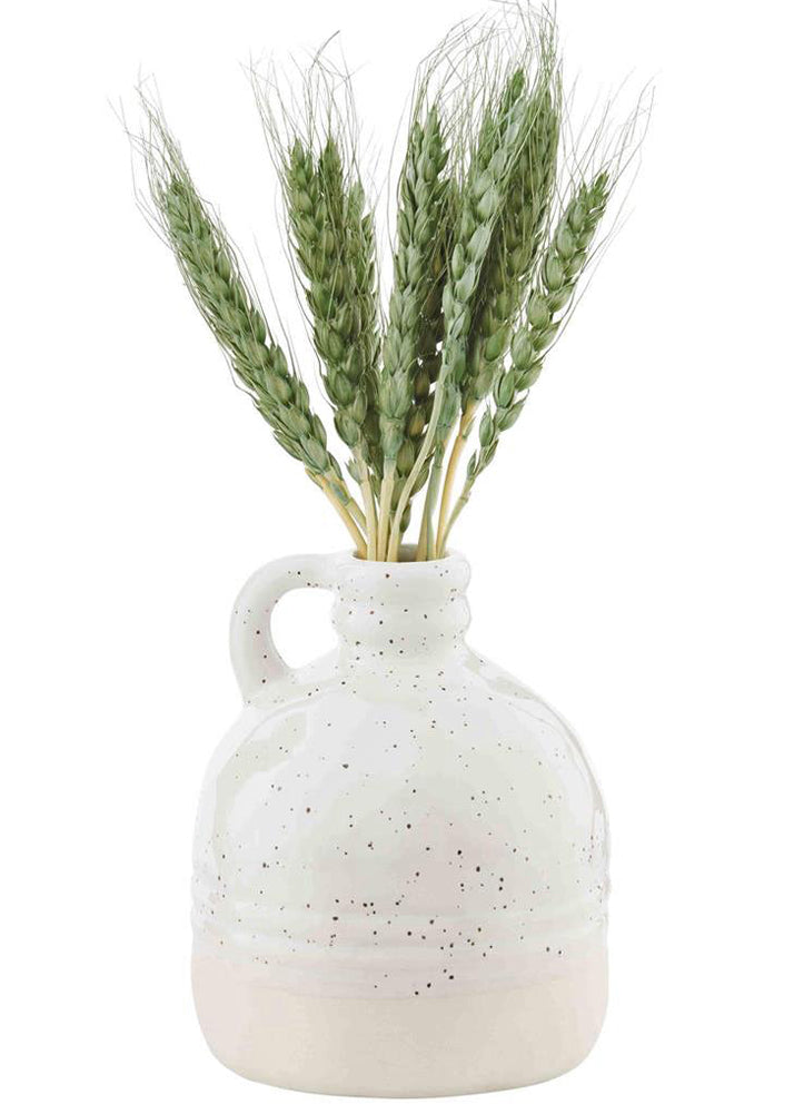 Green Preserved Wheat in Vase by Mud Pie