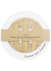 Circa Cheese Board Plate Set by Mud Pie