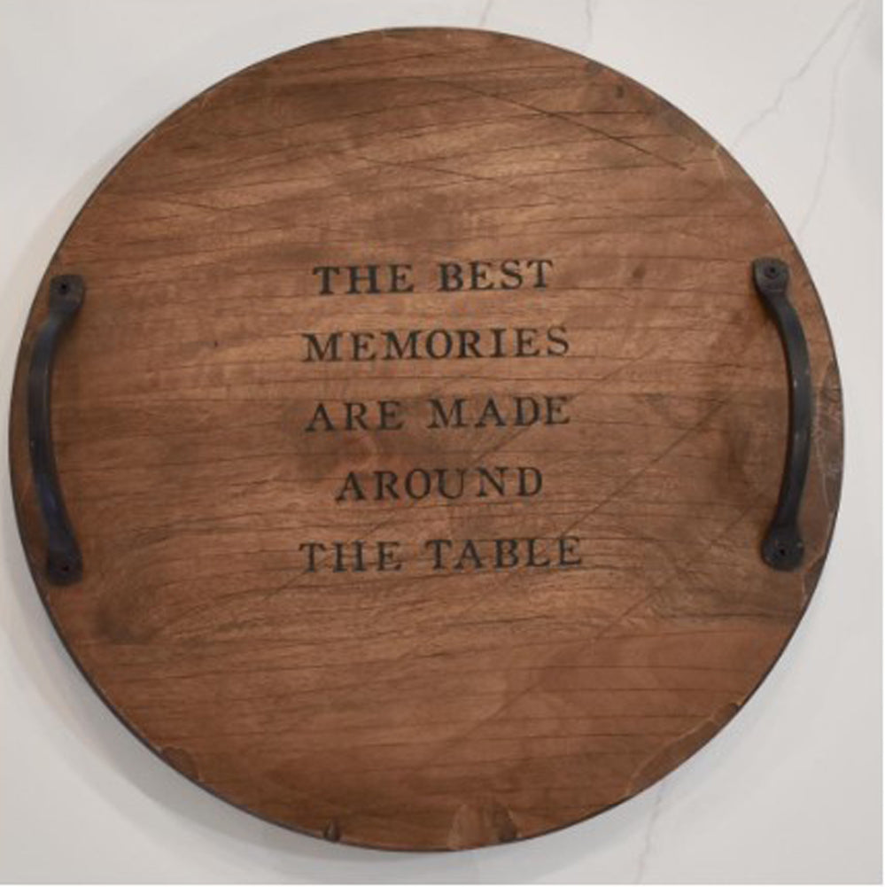 Memories Lazy Susan by Mud Pie