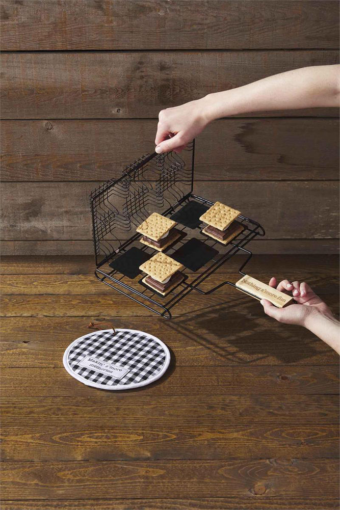 Smore Basket Pot Holder Set by Mud Pie