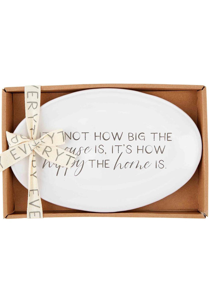 Not Happy Sentiment Tray by Mud Pie