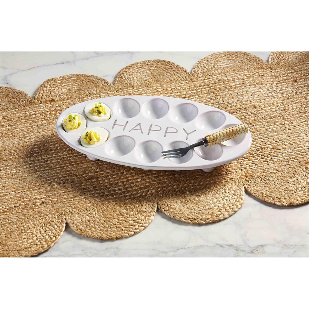 Happy Devil Egg Tray Set by Mud Pie