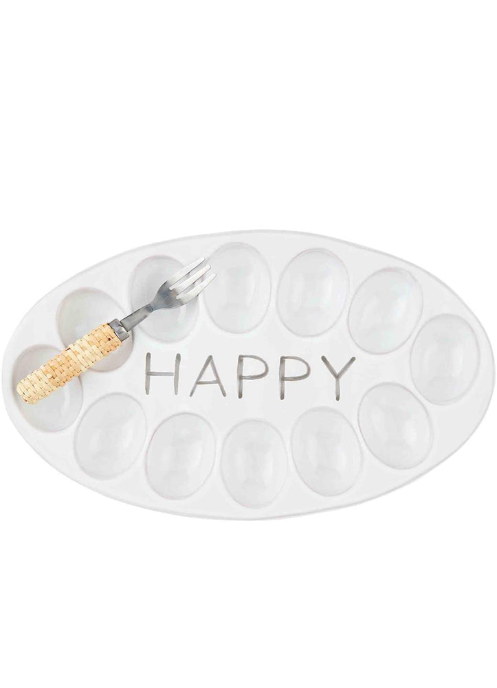Happy Devil Egg Tray Set by Mud Pie