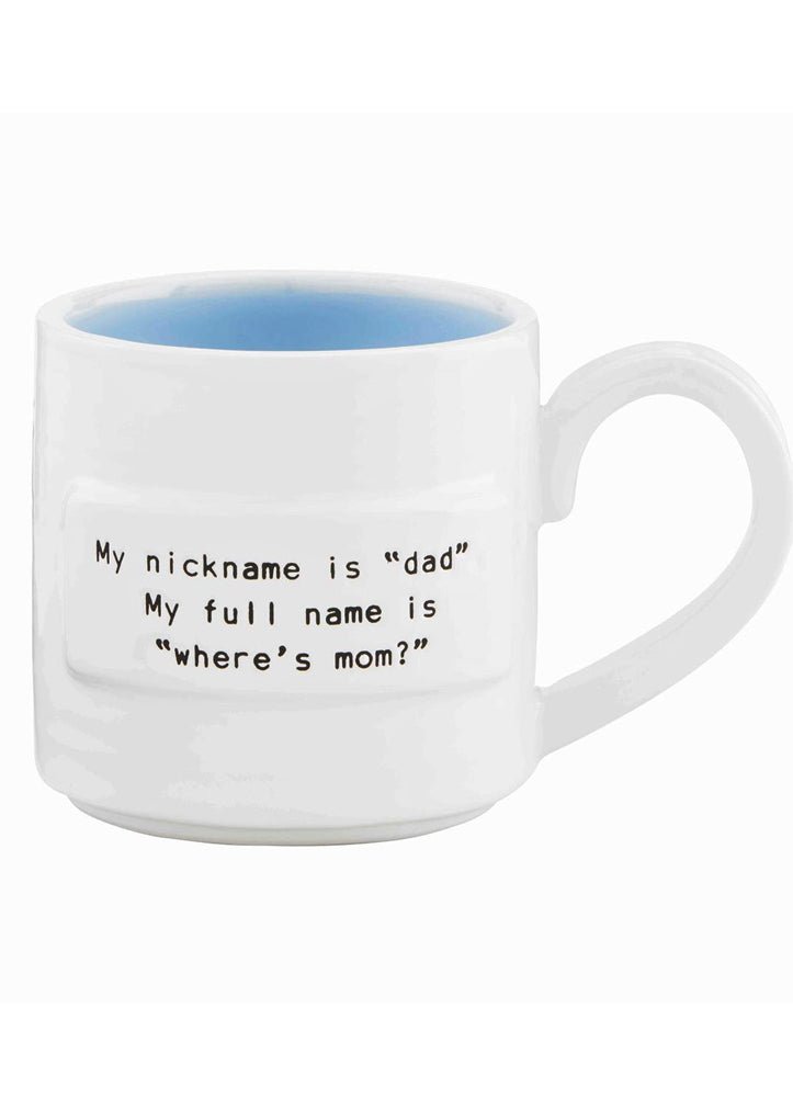 Wheres Mom Dad Mug by Mud Pie