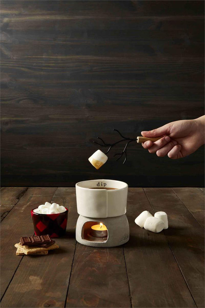 Boxed Fondue Dip Set by Mud Pie