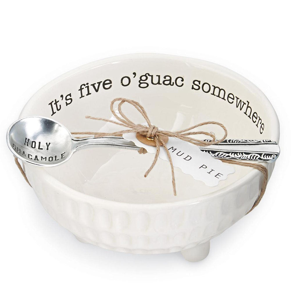 Guacamole Dip Cup Set by Mud Pie