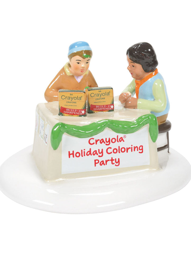Crayola Holiday Coloring by Department 56