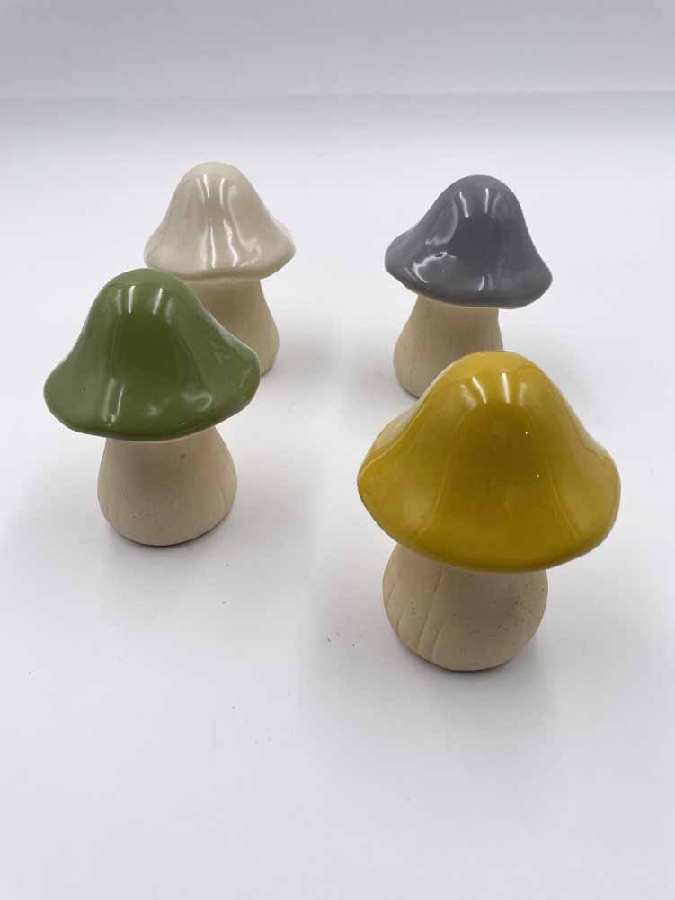Asst Cottage Mushroom Décor by Youngs