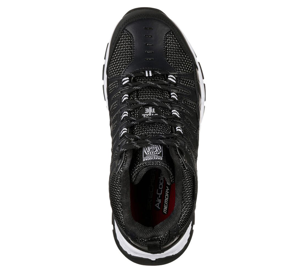 Queznell in Black/White by Skechers