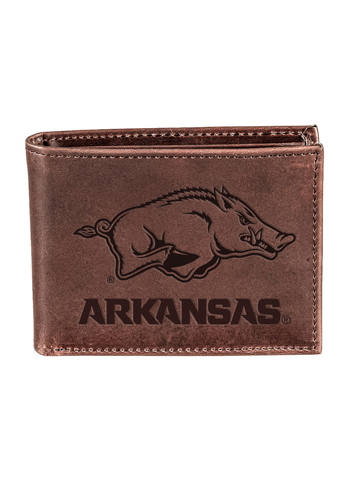 U of A Bifold Wallet Brown by Evergreen
