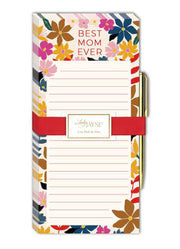 Notepad Magnetic W/ Metal Pen by Lady Jayne
