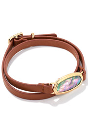 Framed Dani Wrap Brac Gld Lilac Abalone by Kendra Scott