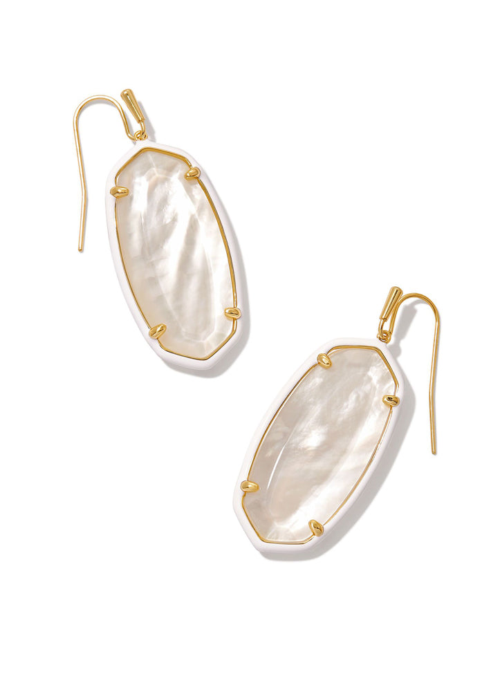 Elle Drop Earring in Gold Ivory by Kendra Scott