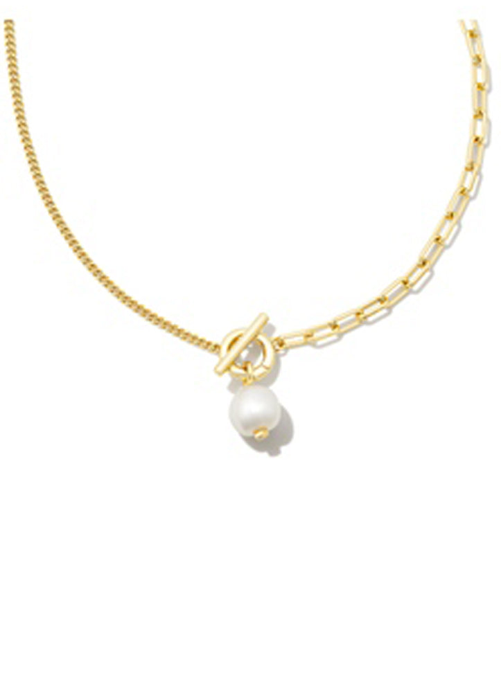 Leighton Pearl Chain Necklace by Kendra Scott