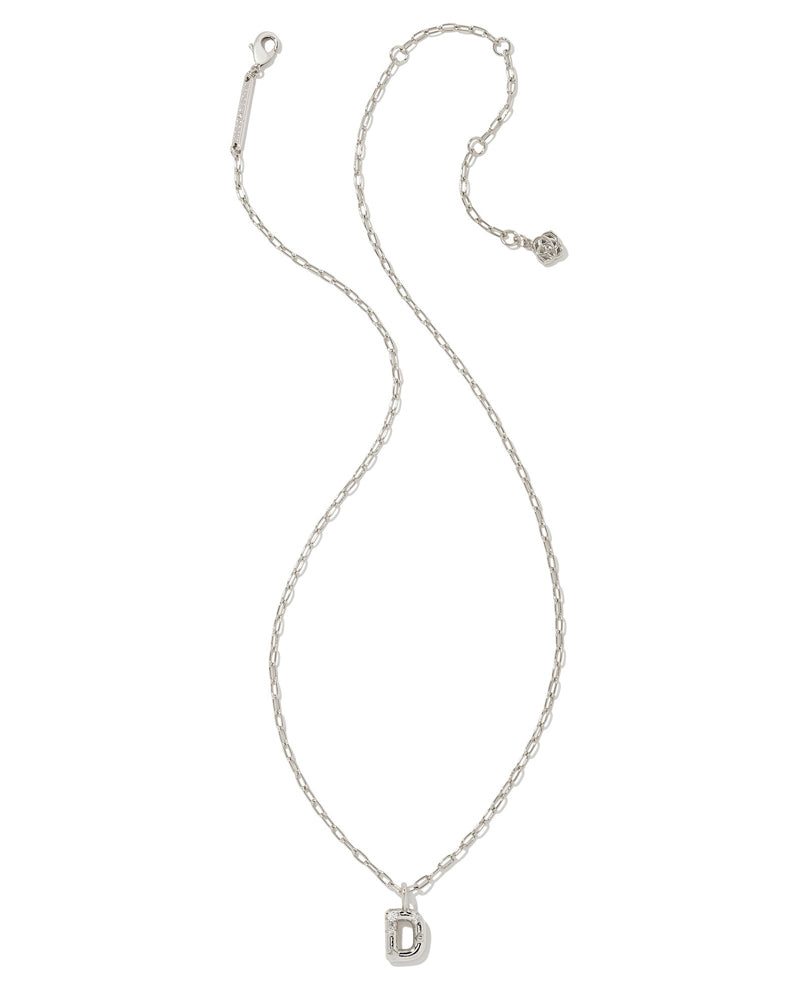 Crystal D Necklace in Silver by Kendra Scott