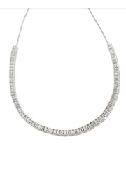 Gracie Tennis Necklace RHOD White by Kendra Scott