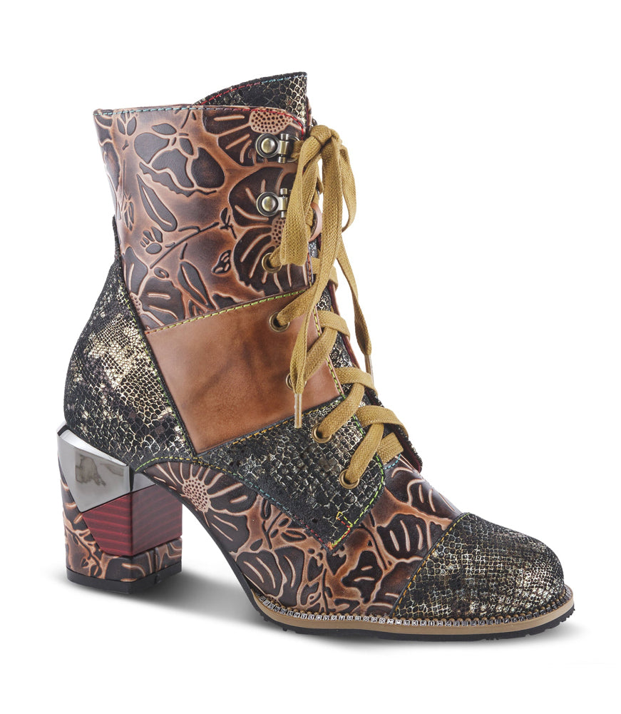 Aboot in Tan Multi Leather by L'Artiste
