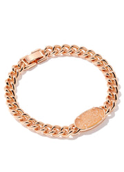 Elaina Chain Bracelet Rose Gold Sand Drusy by Kendra Scott