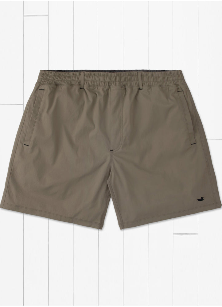 Billifish Lined Performance Short in Burnt Taupe by Southern Marsh