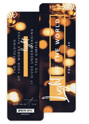 Light Of The World Bookmark by P.Graham Dunn