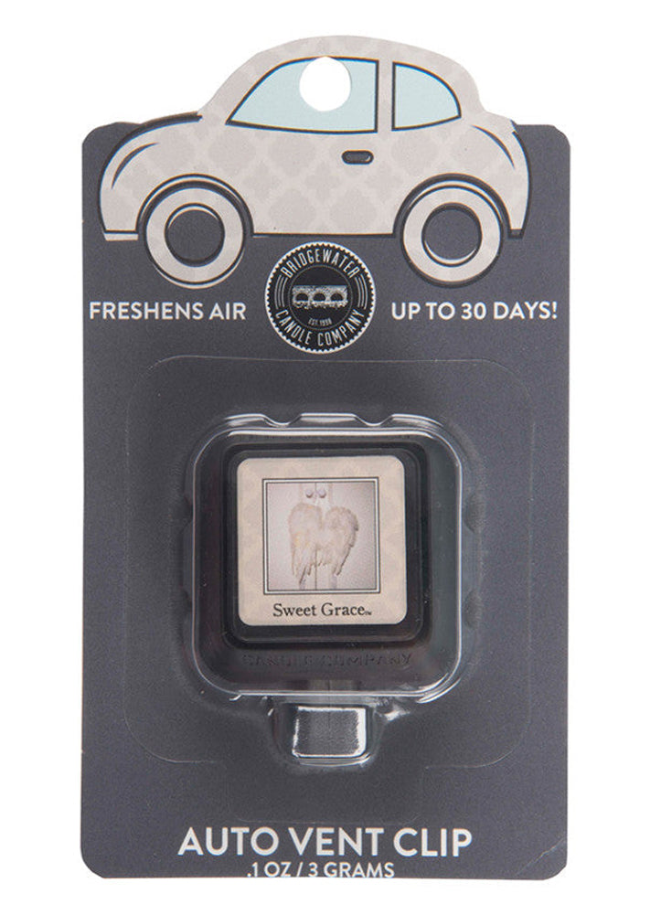 auto car vent sweet grace by bridgewater candle