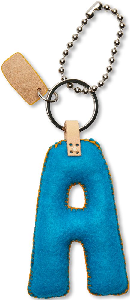 Charm Turquoise Felt A by Consuela