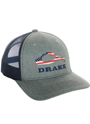 Drake Americano Cap in Castlerock Heather by drake