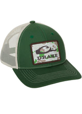 Old School 2.0 Mesh Back Cap in Dark Green by Drake