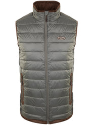 Synthetic Double Down Vest in Lead by Drake