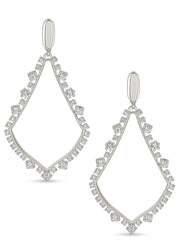 Sophee Earring Rhodium Metal by Kendra Scott