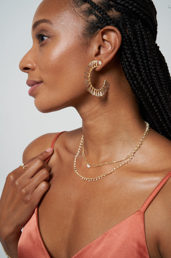 Emilie Stud Earring Gld Irid Drusy by Kendra Scott