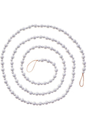 White Bead Garland by Raz Imports